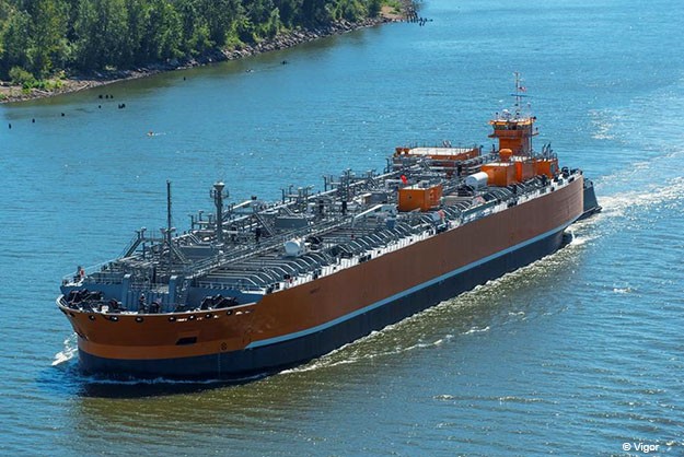ABS Classed Liquefied Gas Barge Harvest